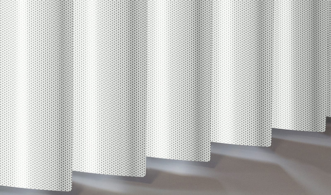 Vertical Aluminium Silk Perforated